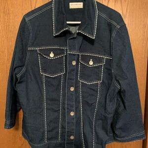 Alfred Dunner Denim Jacket Size 20W